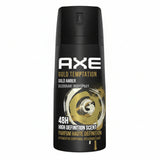 Axe Gold Temptation deodorant body spray on a white background