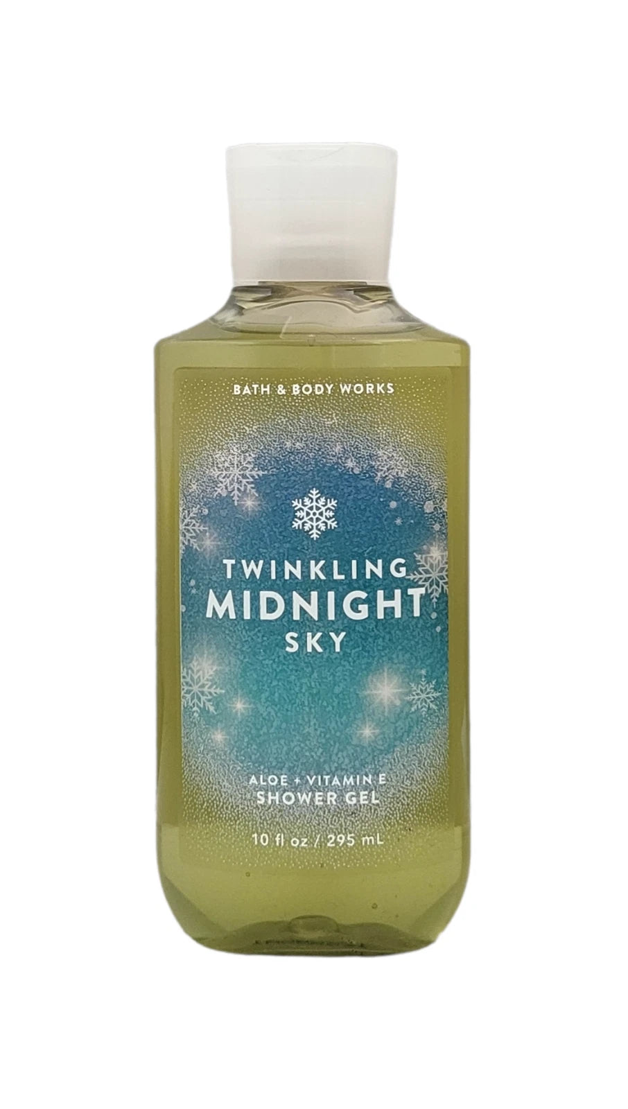 Experience the magic of a starry night with Twinkling Midnight Sky Shower Gel. Infused with Shea Butter and Vitamin E for soft, clean skin.
