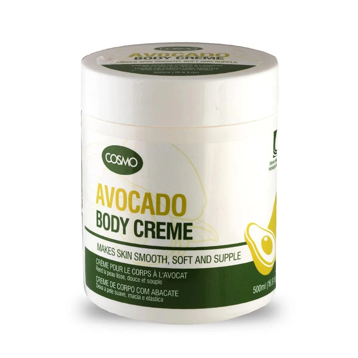 Cosmo Avocado Body Creme container