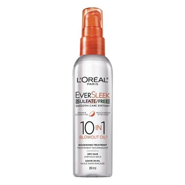 L'Oreal EverSleek 10-in-1 Blowout Oil | Sulfate-Free Hair Treatment
