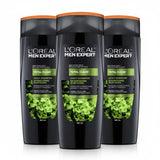 L'Oreal Men Expert Total Clean shampoo bottle on a white background