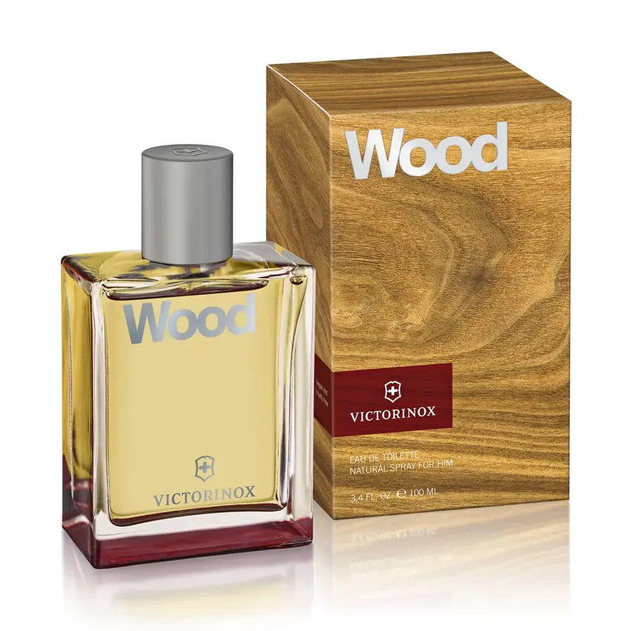 Swiss Army Wood 100 ml Eau de Toilette by Victorinox – woody-aromatic men’s fragrance with citrus and moss notes