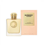 Goddess Eau De Parfum bottle, luxury women’s perfume, floral amber fragrance, elegant perfume packaging