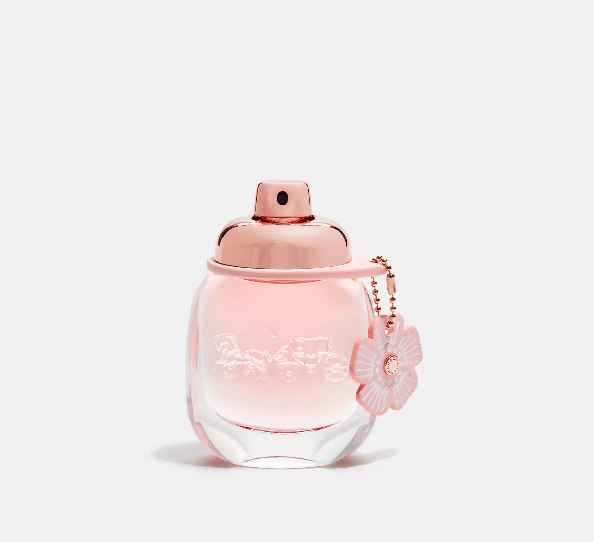 Discover Coach Floral Eau de Parfum for Women, a fresh and elegant fragrance with bergamot, jasmine, and musk. Long-lasting, feminine, and perfect for daily or evening wear.