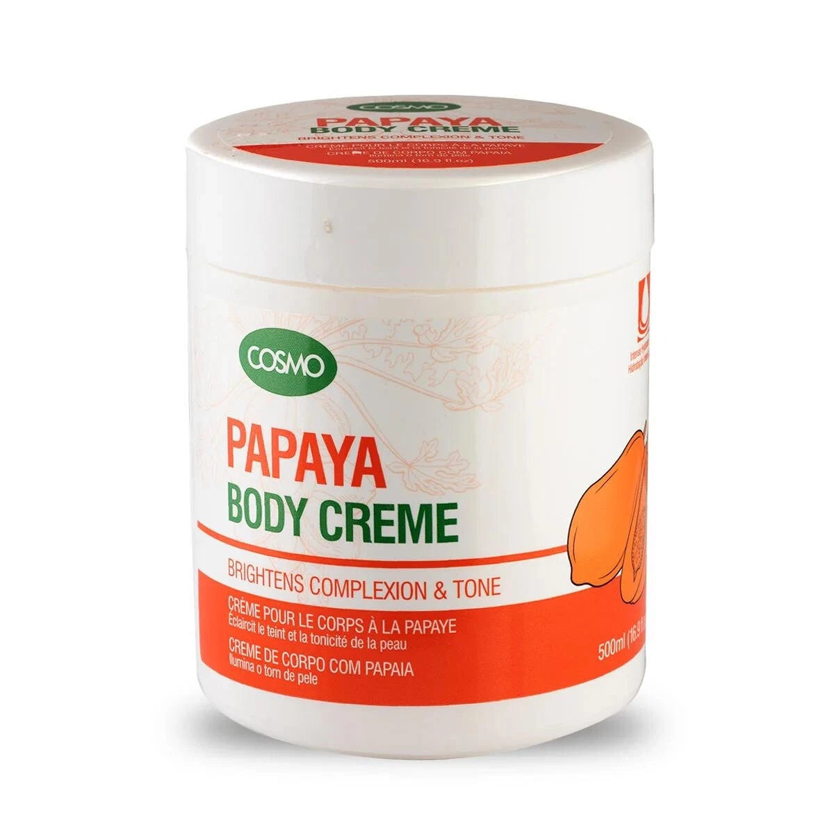 Cosmo Papaya Body Creme jar