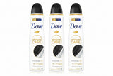 Dove advanced care invisible dry deodorant spray on a white background