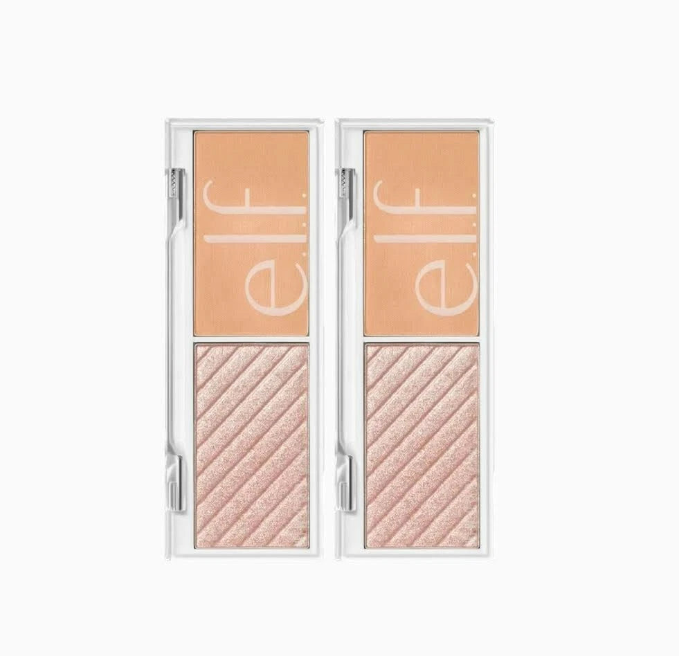 e.l.f. Cosmetics Bite-Size Face Duo - Mini Blush & Highlighter Palette