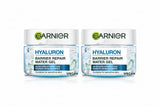 Garnier Hyaluron Barrier Repair Water Gel packaging on a white background