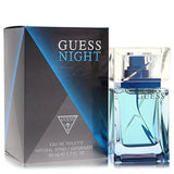Guess Night Eau de Toilette 50ml sleek blue bottle with silver cap for men
