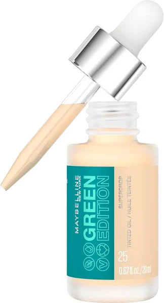 An adjustable coverage foundation with Jojoba & Marula oils for a radiant, natural finish. 84% natural-origin and vegan formula. Get a fresh look in just a few drops. Color 025