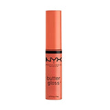 Brighten your look with NYX Butter Gloss in Peach Crisp (BLG23). A vibrant, non-sticky coral-orange with high shine. 100% Authentic at AG Cosmetics. Shop now!