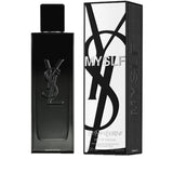 YSL Myself Eau de Parfum bottle front view, Yves Saint Laurent Myself EDP unisex fragrance, Myself Eau de Parfum 100ml by YSL, YSL Myself perfume bottle on white background