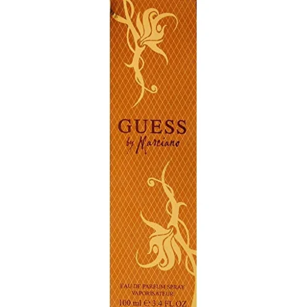 Guess Marciano for Women Eau de Toilette bottle with elegant pink gradient glass and silver cap, floral fruity fragrance.