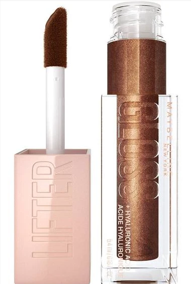 Drench your lips in shimmering bronze. Maybelline Lifter Gloss Crystal 10 delivers high-shine color with a bronzed, crystalline finish.