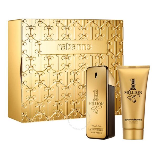 PACO RABANNE 1-MILLION 2PCS Gift Set - 100ml Eau de Toilette Spray + 20ml Mini Spray