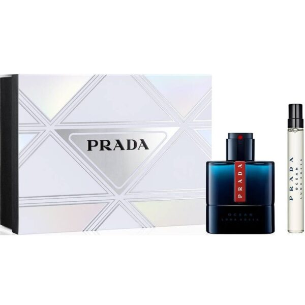 PRADA LUNA ROSSA OCEAN 2PCS Gift Set - 100ml Eau de Parfum Spray + 10ml Travel Spray